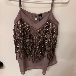 Women’s sequin tank top